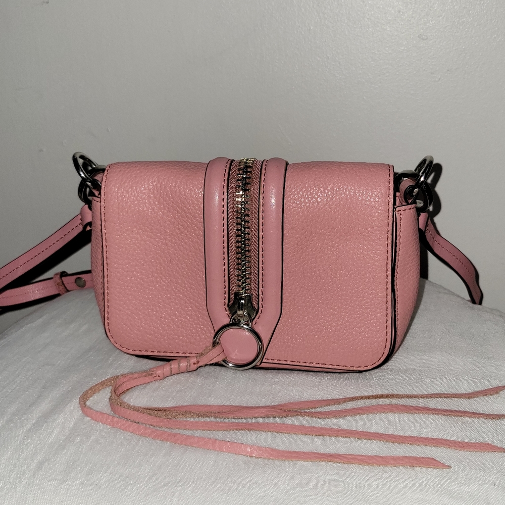 Rebecca Minkoff pink small crossbody handbag